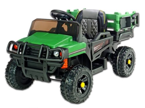 Kinderauto-Kinder-Elektroauto-Farmer-Pick-Up-2x45W-grün