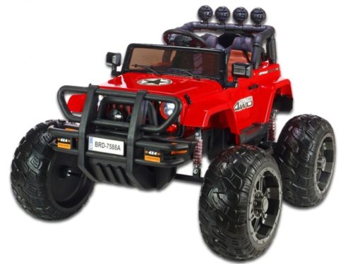 Kinderauto-Kinder-Elektroauto-Jepp-Monster-Truck-24V-2x200W-1-Sitzer-rot