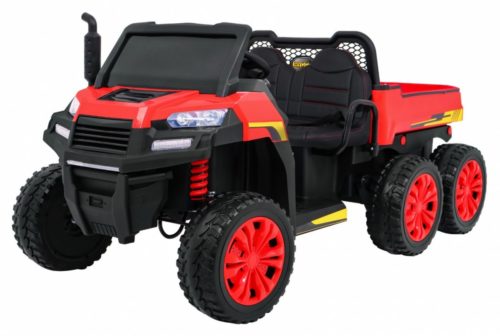 Kinderauto-Kinder-Elektroauto-Raider-Dreiachs-Kipper-XXL-24V-4x200W-2-Sitzer-rot