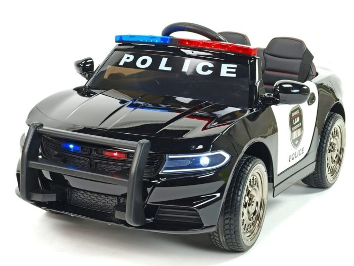 Kinderauto-Kinder-Elektroauto-Polizei-USA-2x45W-lackiert