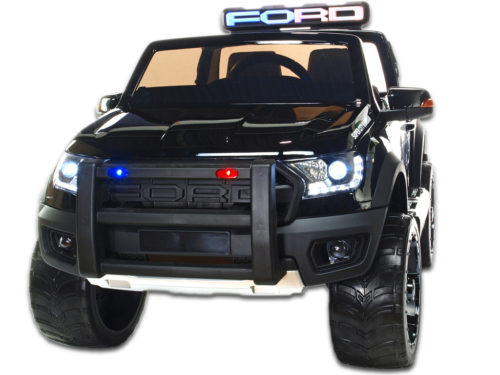 Kinderauto-Kinder-Elektroauto-Ford Raptor-2x45W-2-Sitzer-Polizei