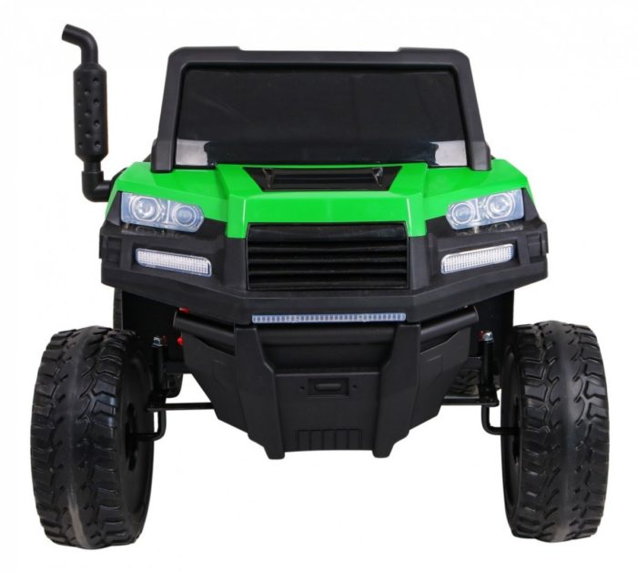 Kinderauto-Kinder-Elektroauto-Raider-Dreiachs-Kipper-XXL-24V-4x200W-2-Sitzer-grün