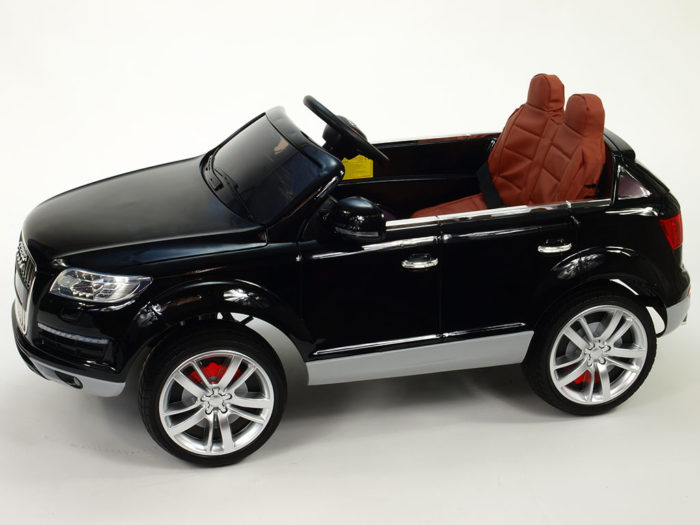 Kinderauto-Kinder-Elektroauto-Audi Q7-XL-1-Sitzer-2x45W-schwarz-lackiert