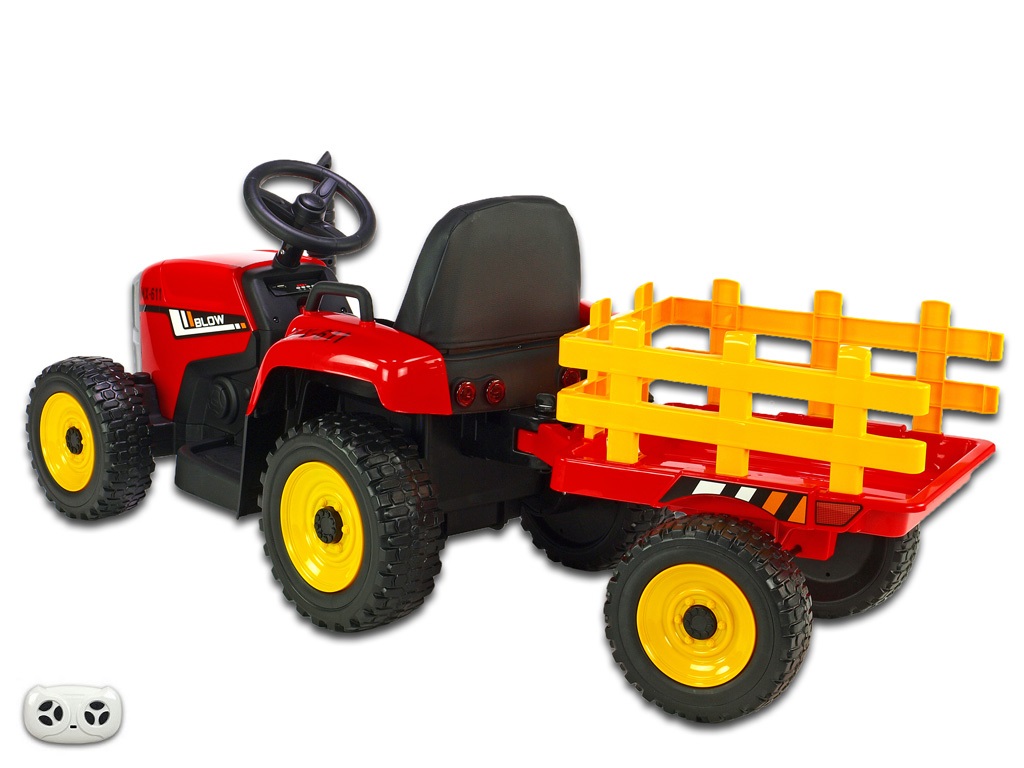 Traktor mit Anhänger 2020 – rot - Fun KidCars