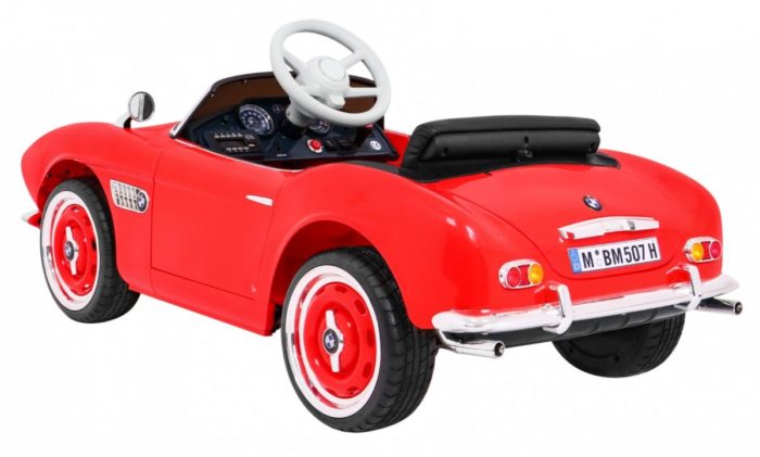 Kinderauto-Kinder-Elektroauto-BMW-507-Retro-Oldtimer-2x35W-rot