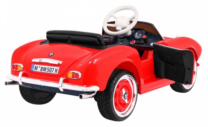 Kinderauto-Kinder-Elektroauto-BMW-507-Retro-Oldtimer-2x35W-rot