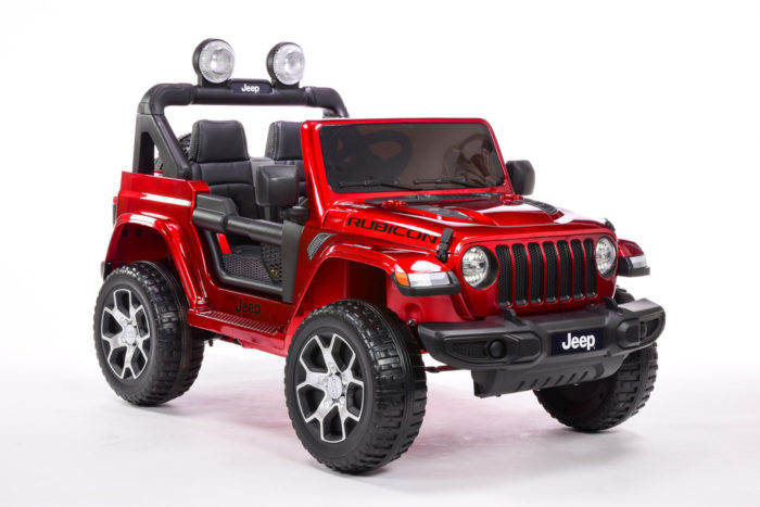 Kinderauto-Kinder-Elektroauto-Jepp-Wrangler-Rubicon-4x45W-2-Sitzer-weinrot-lackiert