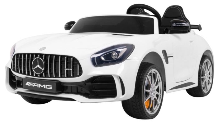 Kinderauto-Kinder-Elektroauto-Mercedes-GT-R-Sonderedition-4x45W-weiß-lackiert