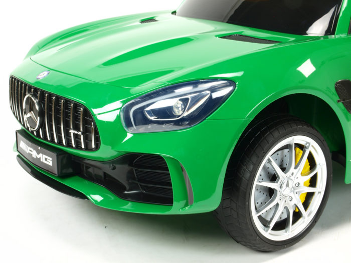Kinderauto-Kinder-Elektroauto-Mercedes-GT-R-Sonderedition-4x45W-grün-lackiert