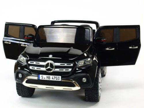 Kinderauto-Kinder-Elektroauto-Mercedes-X-Class-4x45W-schwarz-lackiert