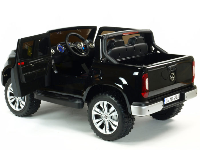 Kinderauto-Kinder-Elektroauto-Mercedes-X-Class-4x45W-schwarz-lackiert