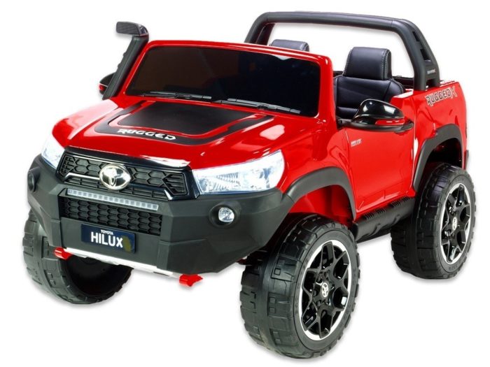 Kinderauto-Kinder-Elektroauto-Toyota-Hilux-4x35W-rot-lackiert