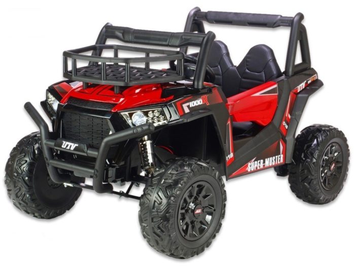 Kinderauto-Kinder-Elektroauto-UTV-Buggy-Super-Muster-1000R-2-Sitzer-24V-2x200W-rot