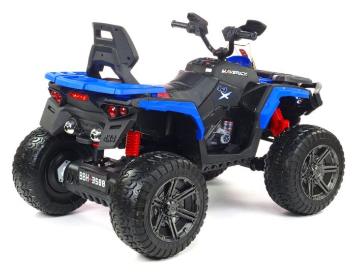 Kinderauto-Kinder-Kinderquad-Quad-Maverick-4x45W-EVA-Reifen-blau