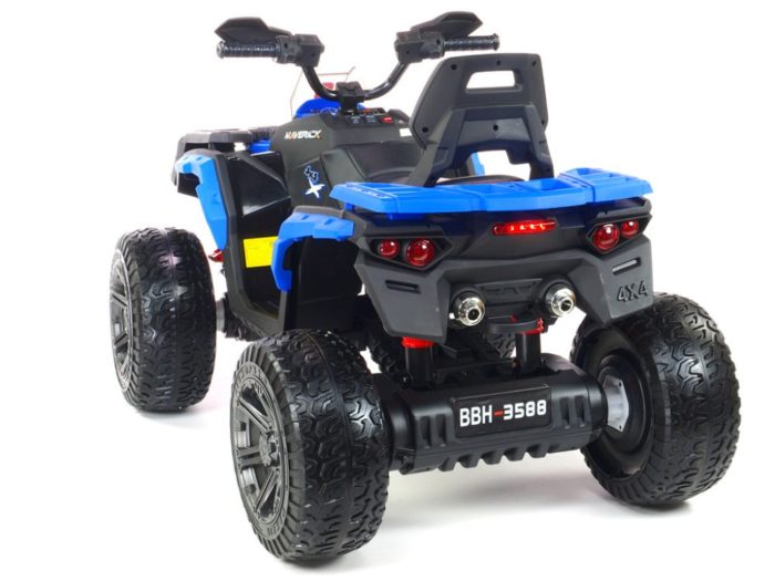 Kinderauto-Kinder-Kinderquad-Quad-Maverick-4x45W-EVA-Reifen-blau