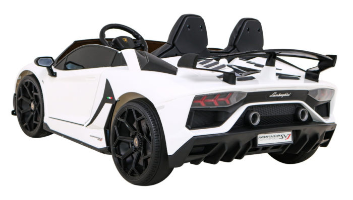 Kinderauto-Kinder-Elektroauto-LamborghiniDrift-High-Speed-2-Sitzer-weiß