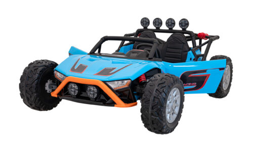 Kind Elektroauto Renn Buggy 2-Sitzer mit 24V und 400W in blau
