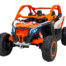 Buggy Maverick Can-Am Turbo RR 24V mit 4x200W total 800W 2-Sitzer für 2 Kinder mit EVA Reifen in orange