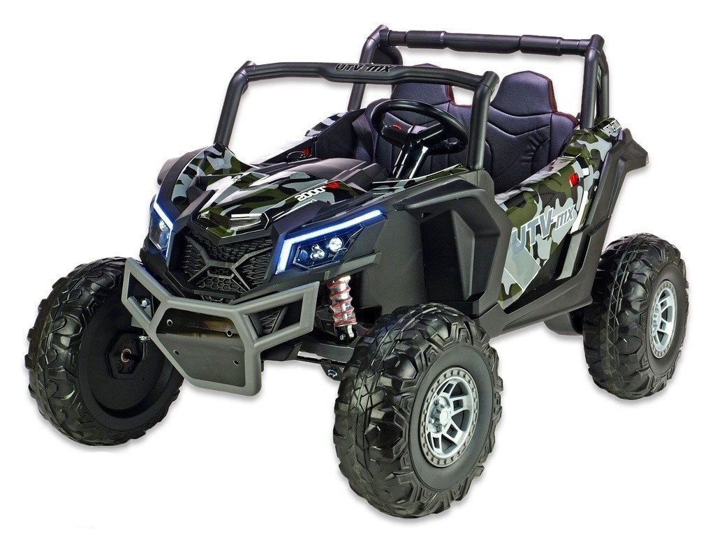 UTV Buggy Power MX 2-Sitzer mit 24V und 2x200W in camo - Kinder Elektroauto-Kinderauto