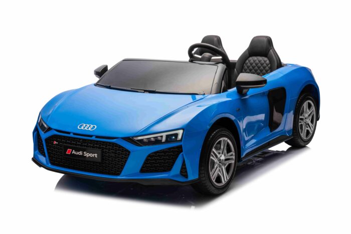 Audi R8 Spyder XXL High Speed 15Km/h - blau Kinderauto Kinder Elektroauto