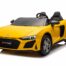 Audi R8 Spyder XXL High Speed 15Km/h - gelb Kinderauto Kinder Elektroauto