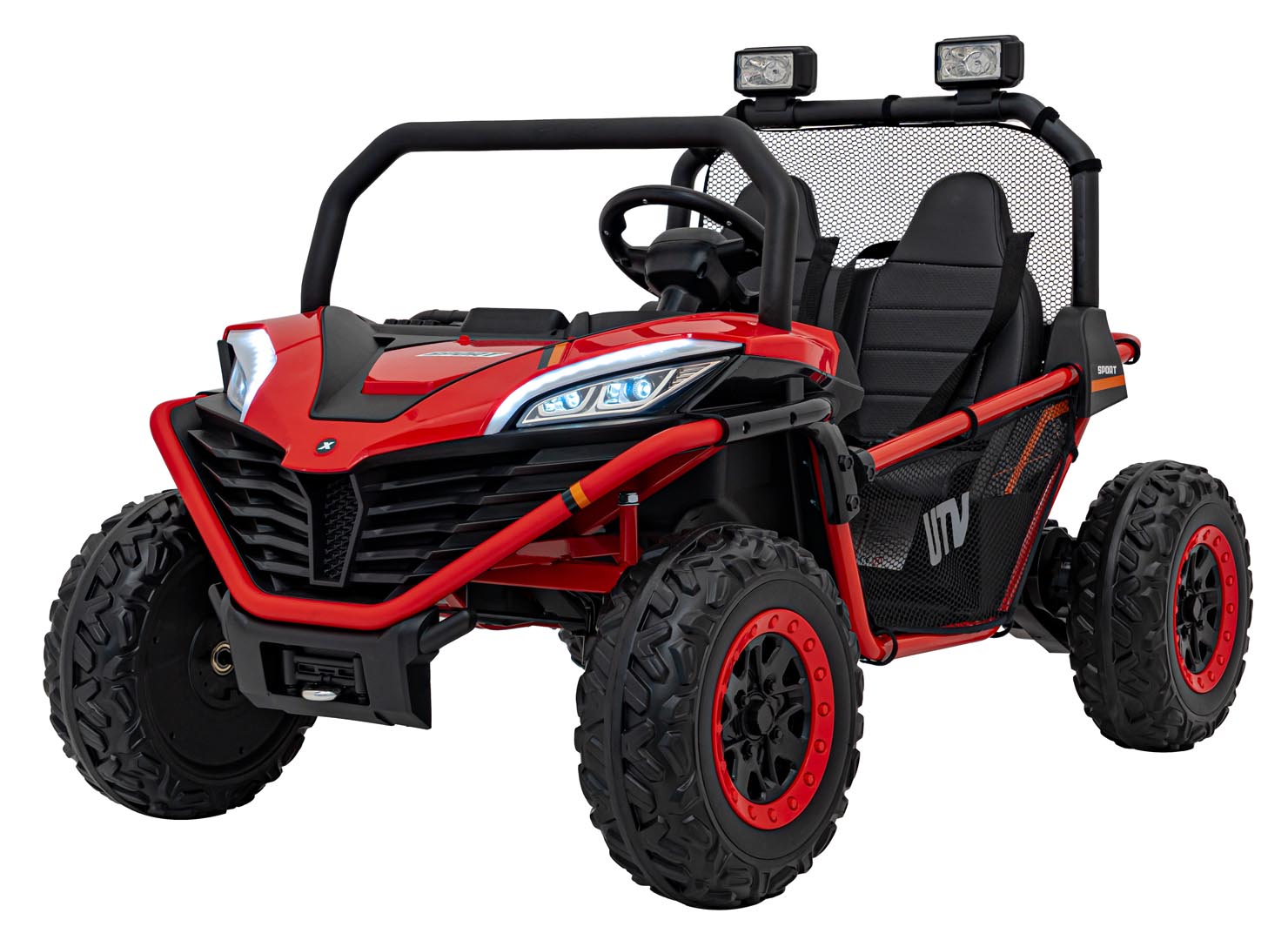 UTV Buggy Sport One kinde Elektroauto mit 24V und 2x150W in rot