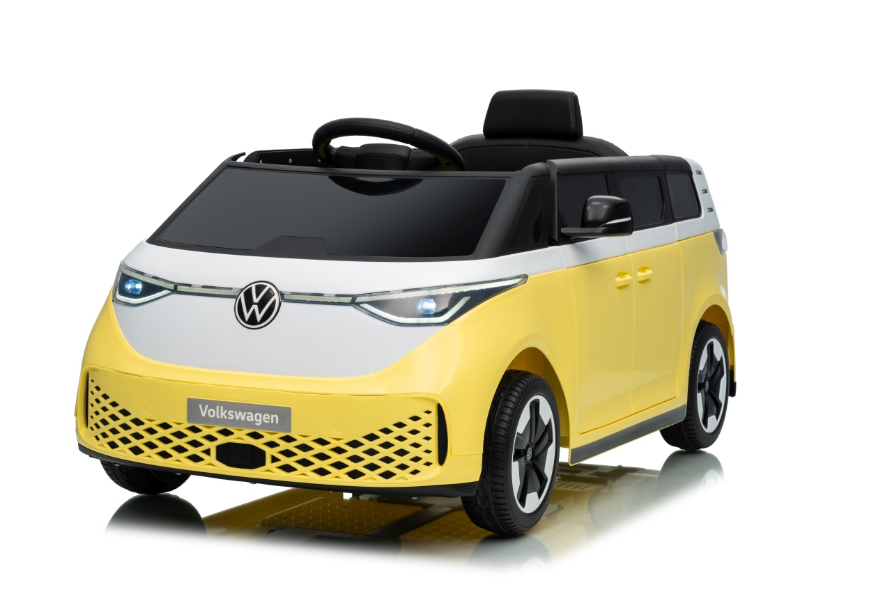 Volkswagen VW ID BUZZ Kinderauto Kinder Elektroauto 2x45W in gelb