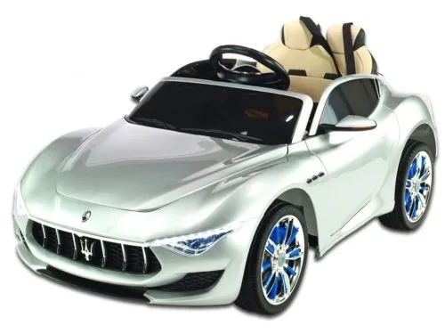 Kinderauto-Kinder-Elektroauto-Maserati-Alfieri-2x45W-silber lackiert