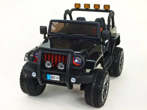 Kinderauto-Kinder-Elektroauto-Jepp-Wrangler 4WD-4x45W-2-Sitzer-schwarz