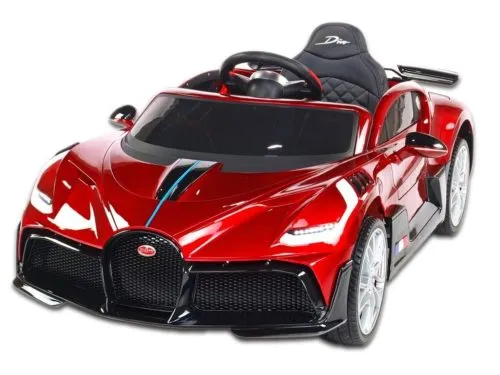 Kinderauto-Kinder-Elektroauto-Bugatti-Divo-2x45W-weinrot-lackiert
