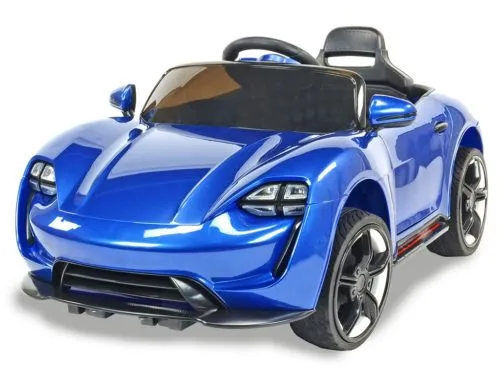Kinderauto-Kinder-Elektroauto-Neon-Racer-2x45W-blau-lackiert