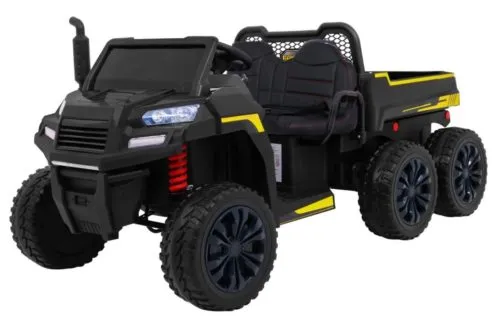 Kinderauto-Kinder-Elektroauto-Raider-Dreiachs-Kipper-XXL-24V-4x200W-2-Sitzer-schwarz