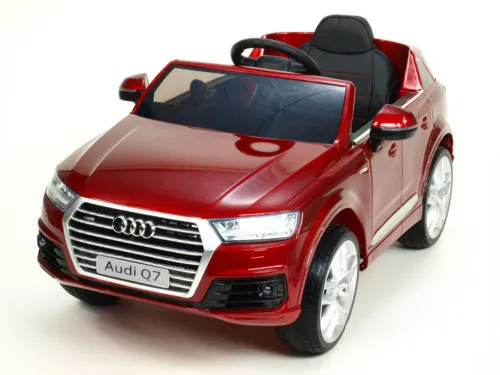 Kinderauto-Kinder-Elektroauto-Audi Q7-2020-2x45W-weinrot-lackiert