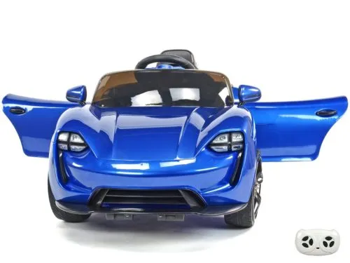Kinderauto-Kinder-Elektroauto-Neon-Racer-2x45W-blau-lackiert