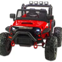 Kinderauto-Kinder-Elektroauto-Brothers-Geländewagen-24V-2x200W-1-Sitzer-rot