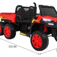 Kinderauto-Kinder-Elektroauto-Raider-Dreiachs-Kipper-XXL-24V-4x200W-2-Sitzer-rot-Maße