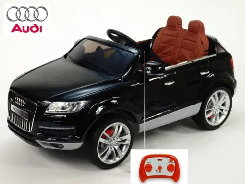 Kinderauto-Kinder-Elektroauto-Audi Q7-XL-1-Sitzer-2x45W-schwarz-lackiert