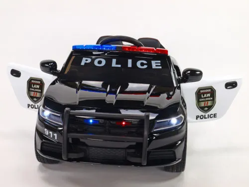 Kinderauto-Kinder-Elektroauto-Polizei-USA-2x45W-lackiert