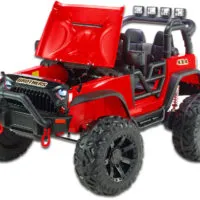 Kinderauto-Kinder-Elektroauto-Brothers-Geländewagen-24V-2x200W-1-Sitzer-rot