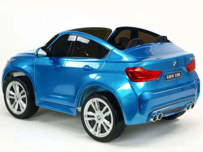 Kinderauto-Kinder-Elektroauto-BMW-X6M-XXL-2x120W-2-Sitzer-blau-lackiert