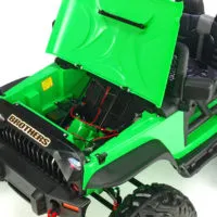 Kinderauto-Kinder-Elektroauto-Brothers-Geländewagen-24V-2x200W-1-Sitzer-grün