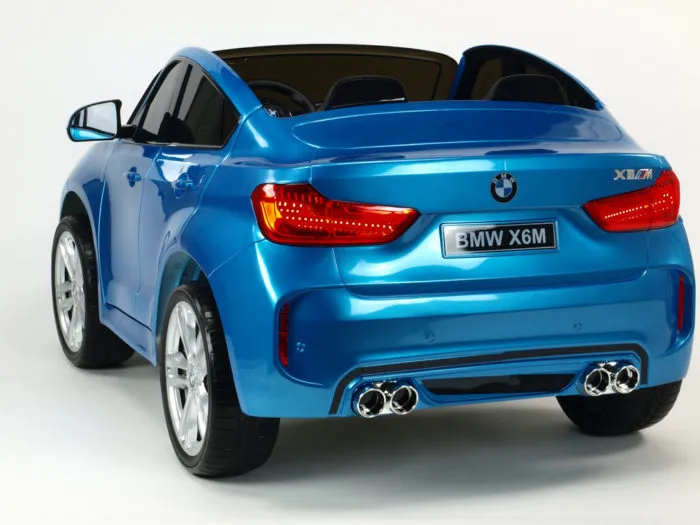 Kinderauto-Kinder-Elektroauto-BMW-X6M-XXL-2x120W-2-Sitzer-blau-lackiert