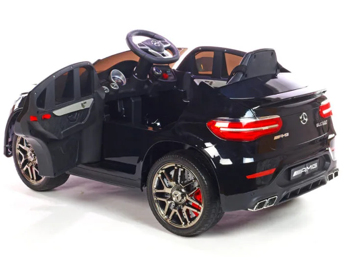 Kinderauto-Kinder-Elektroauto-Mercedes-GLC-63S-1-Sitzer-2x35w-schwarz-lackiert