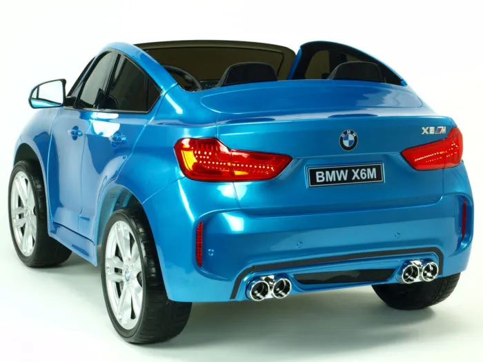 Kinderauto-Kinder-Elektroauto-BMW-X6M-XXL-2x120W-2-Sitzer-blau-lackiert