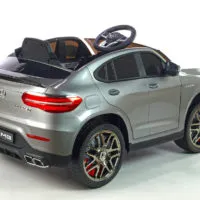 Kinderauto-Kinder-Elektroauto-Mercedes-GLC-63S-1-Sitzer-2x35w-silber-lackiert