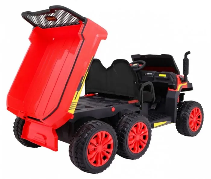 Kinderauto-Kinder-Elektroauto-Raider-Dreiachs-Kipper-XXL-24V-4x200W-2-Sitzer-rot-Kipper