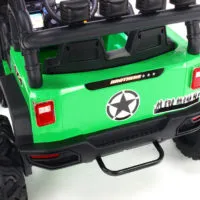 Kinderauto-Kinder-Elektroauto-Brothers-Geländewagen-24V-2x200W-1-Sitzer-grün-Transportbügel