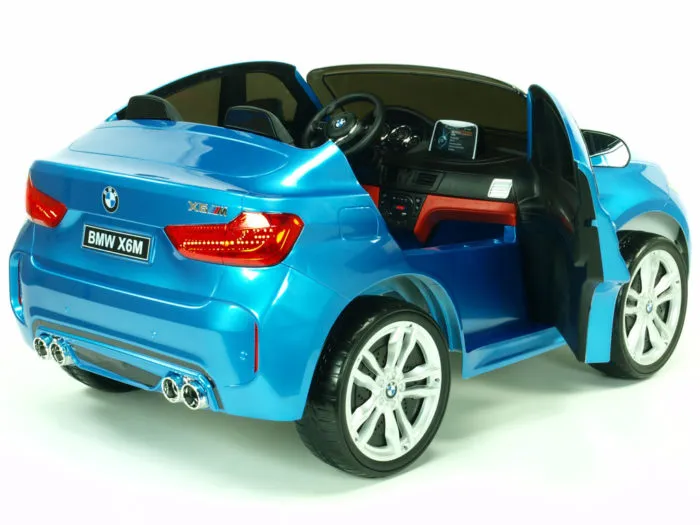 Kinderauto-Kinder-Elektroauto-BMW-X6M-XXL-2x120W-2-Sitzer-blau-lackiert