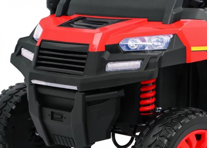 Kinderauto-Kinder-Elektroauto-Raider-Dreiachs-Kipper-XXL-24V-4x200W-2-Sitzer-rot