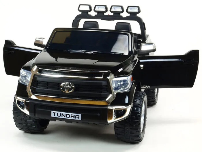 Kinderauto-Kinder-Elektroauto-Toyota-Tundra-XXXL-2-Sitzer-24V-2x200W-schwarz-lackiert